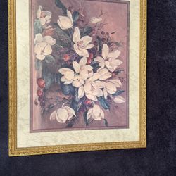 Home Interiors Wall Print “ Magnolia Memories”