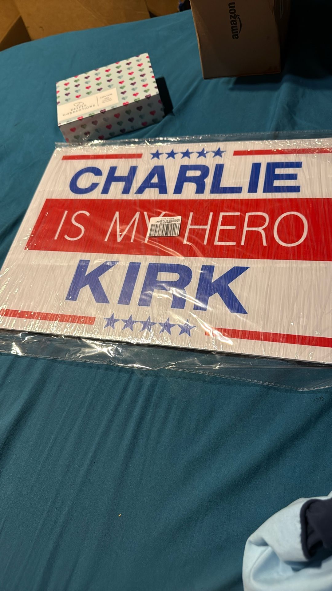 Charlie Kirk Yard signs 