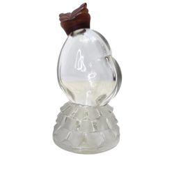 Chi Chi Art Deco Heart Perfume Bottle by Renoir w/ Bakelite Cap 3¾" H Read Below