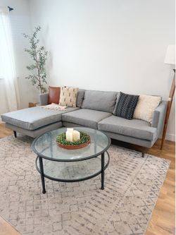 Joybird reversible chaise sectional couch