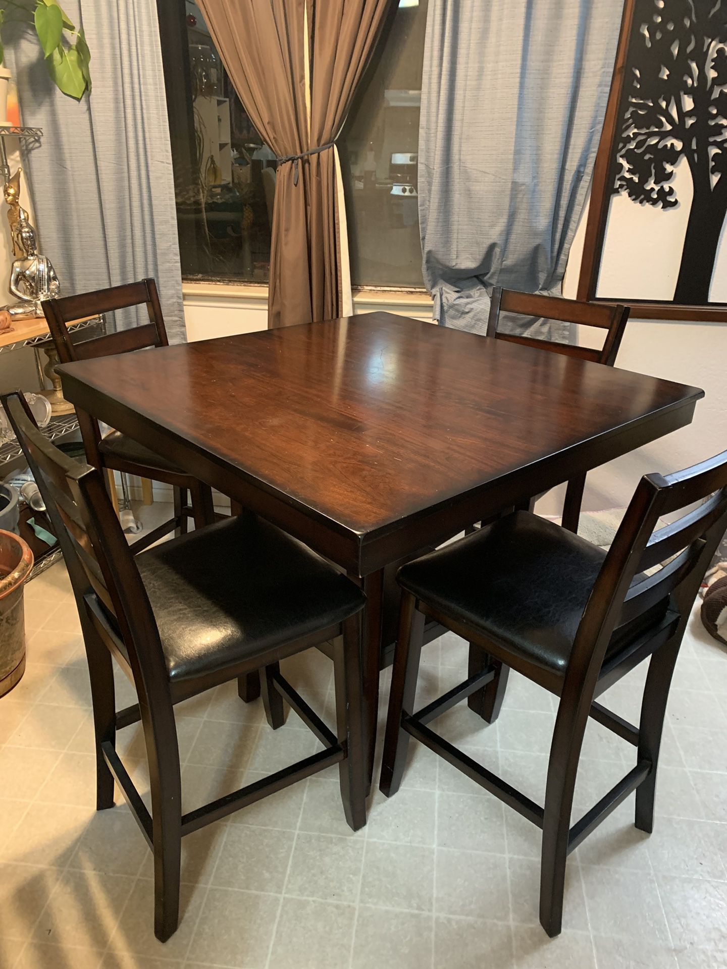 Dining room table and 4 chairs SOLD