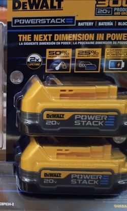 Two pack DeWalt batteries