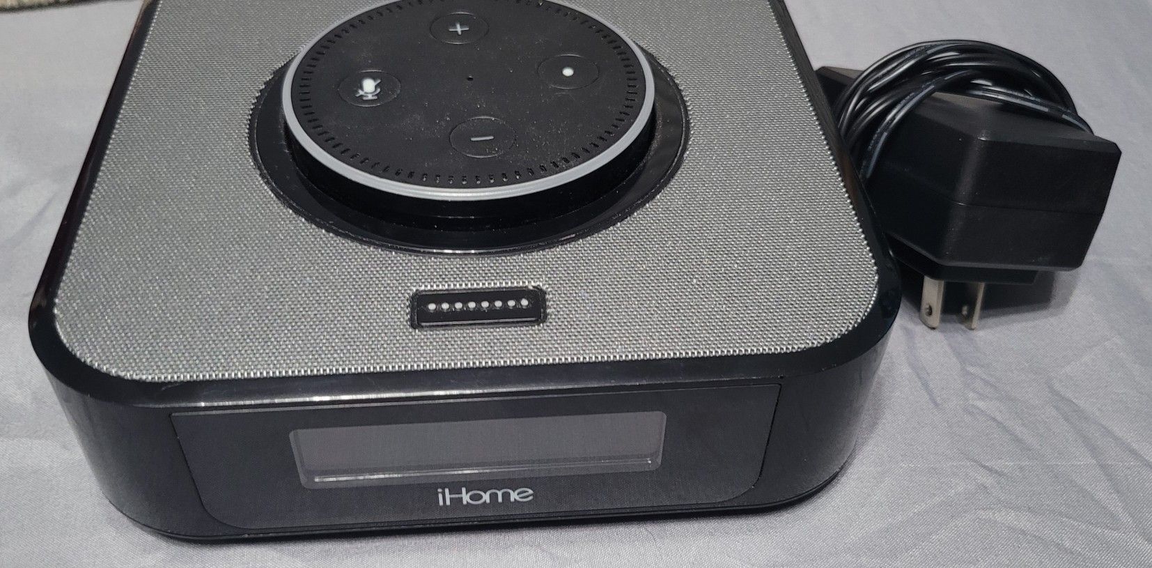 iHome iAVS1 Bedside Stereo Speaker System for Amazon Echo Dot

