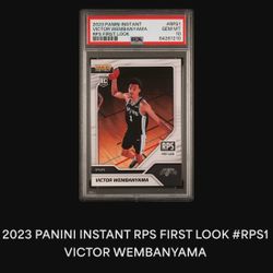 WEMBANYAMA rookie card PSA 10