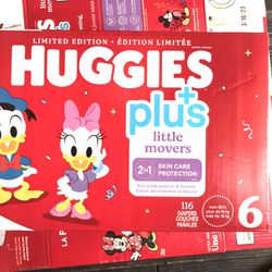 Huggies Little Movers Plus Size 6/116