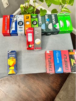 SLEEVES OF GOLF BALLS!