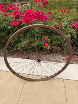 Antique wood bicycle bike rim