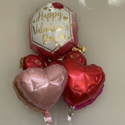 Valentine’s balloons