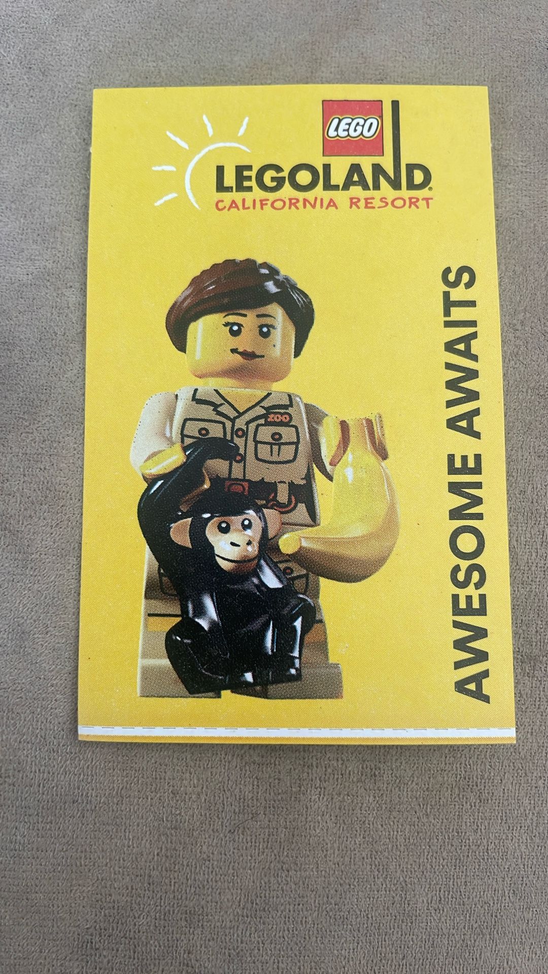 One Day legoland Ticket $60