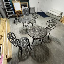 Metal Tables And Chairs 