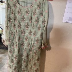 New 3  Piece  Chiffon  Party Dress Salwarkameez  Xl