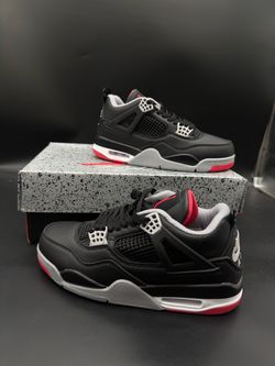 Jordan bred 4’s size 5y/6y/7y/8/9/10.5/11/