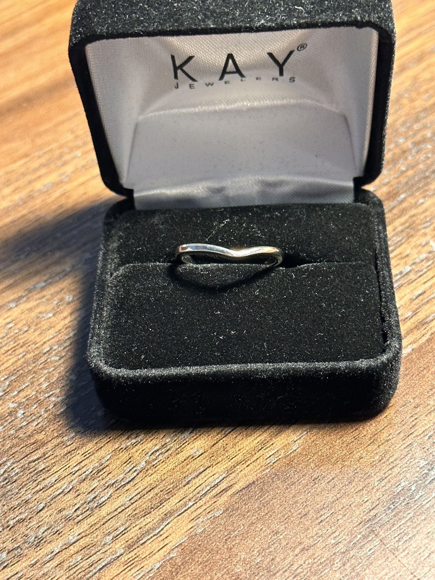 White Gold Wrap Wedding Band