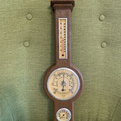 Vintage Springfield Weather Station Barometer