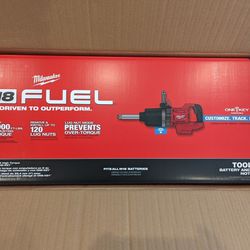 New Sealed Milwaukee M18 1 Inch D Handle Ext. Anvil High Torque Impact Model 2869-20 W/ One Key