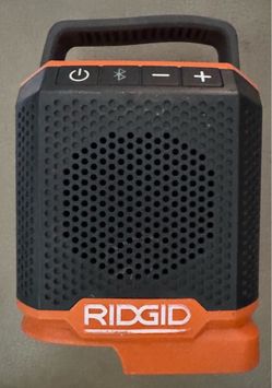 RIDGID 18V Cordless Speaker with Bluetooth Wireless Technology (Tool only