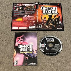 Guitar Hero 3 III Legends of Rock PS2 Sony Playstation 2 CIB Complete w/ Manual