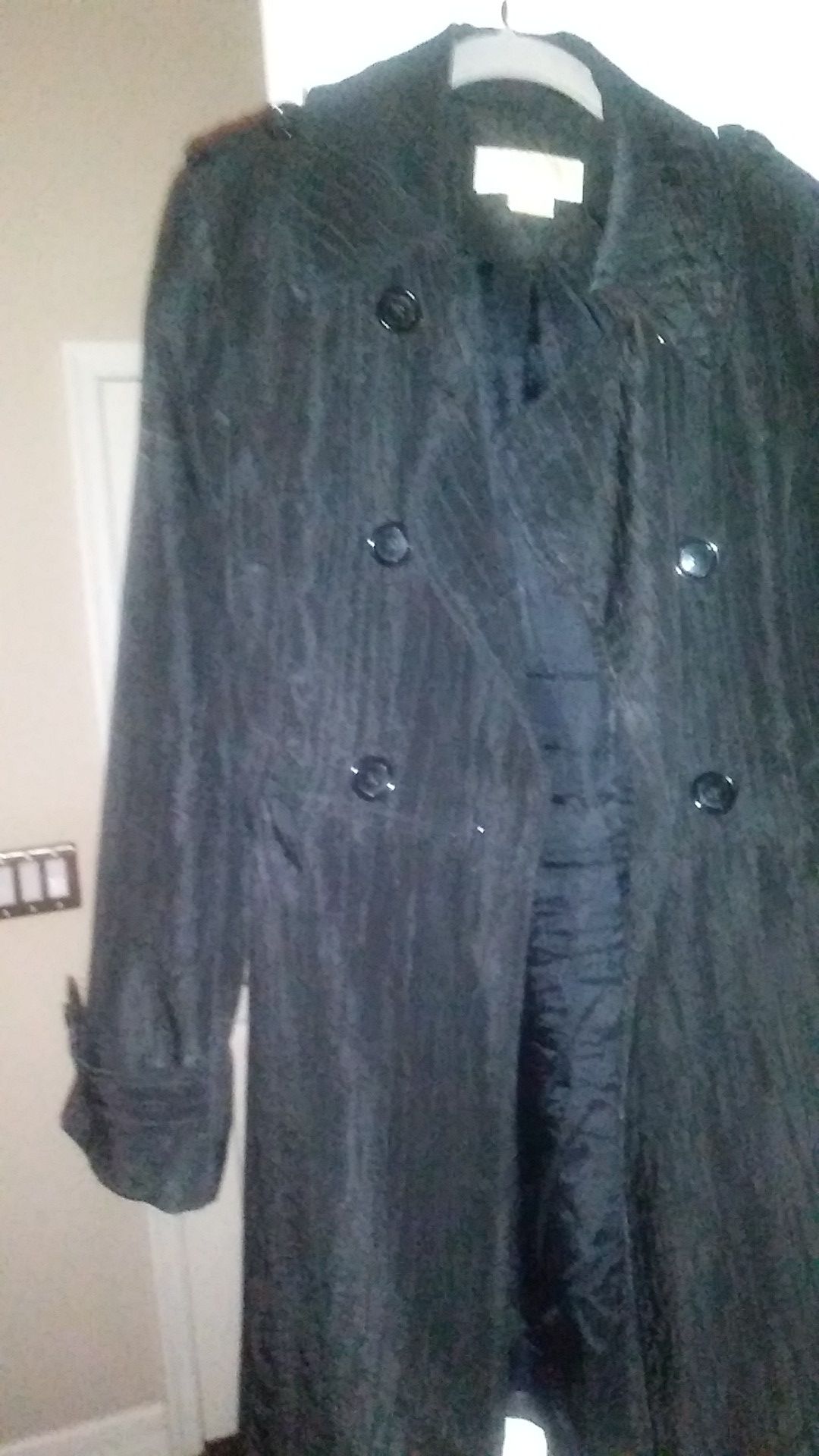 Stylish MK trench worn once . comes with a brand new DKNY Scarf