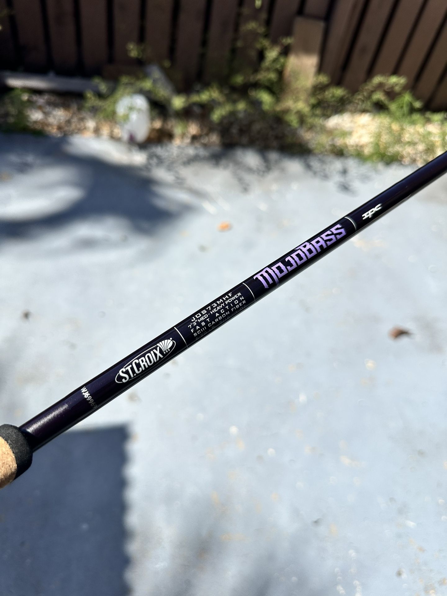 St. Croix Mojo Bass Spinning Rod Brand New Never Used