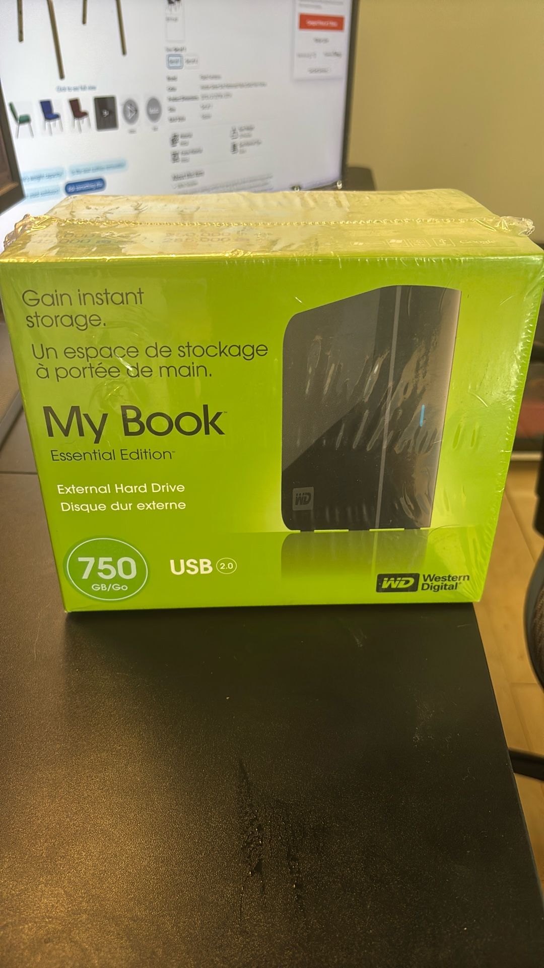 750GB External HDD Western Digital