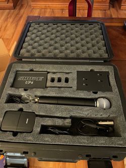 Shure UP4 wireless transmitter set UC1-UB body pack lapel SM58 uc2-ub microphone