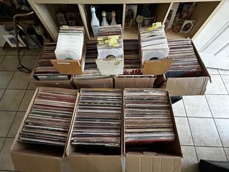 Vintage Vinyl Record Bulk Lot 12” & 7” 45rpm