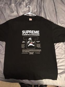 Supreme stickers n T-shirt’s