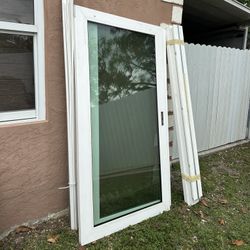 72x96 PGT Impact Sliding Glass Door