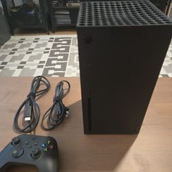 Xbox Series X with controller