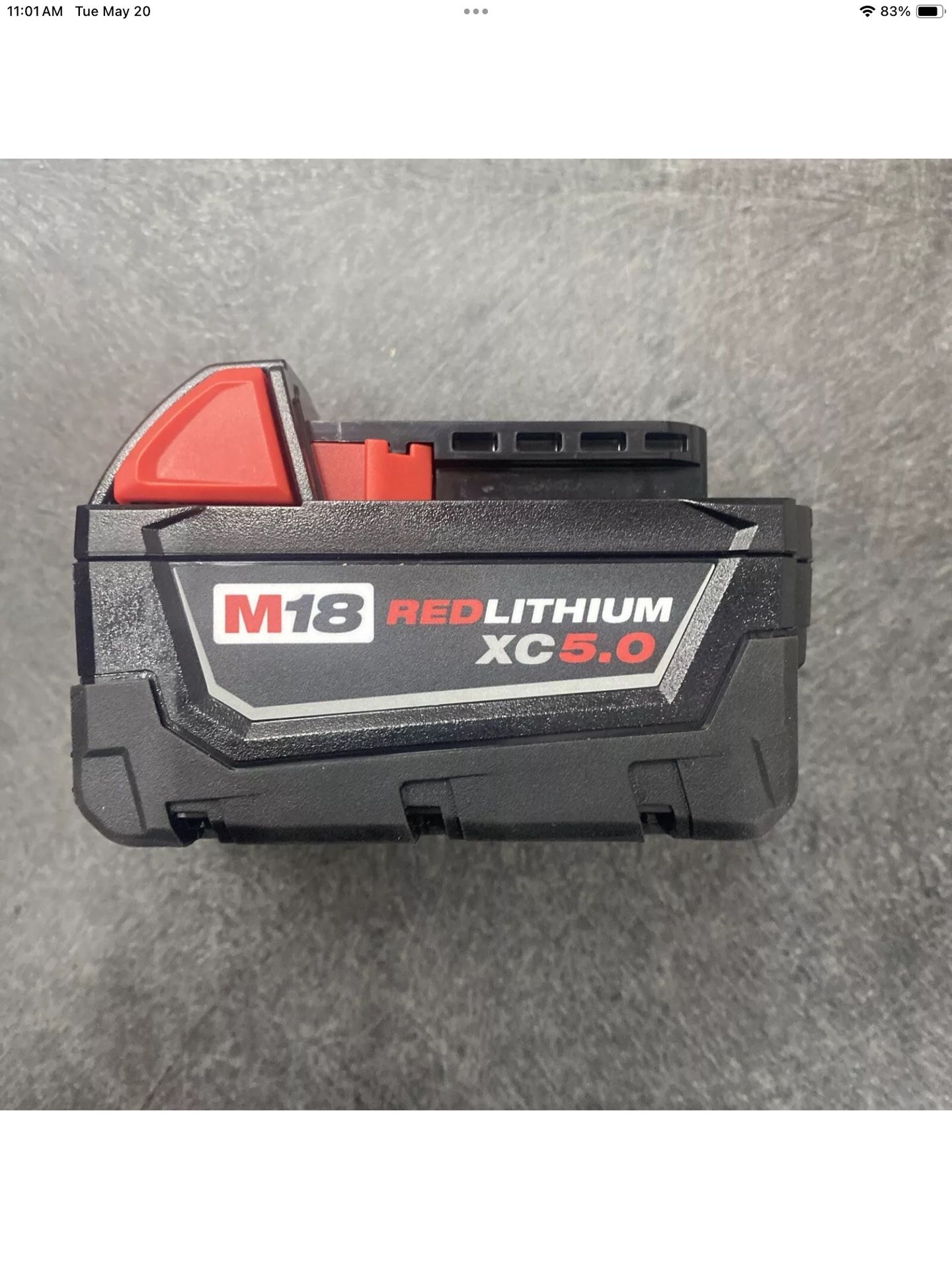 Milwaukee M18 5.0Ah Battery Tool Brand New