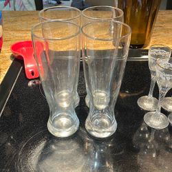 Set Of 4 Pilsner Glasses- Free