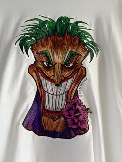 🃏🌴 Tiki Joker–Inspired Original Art T-Shirt – https://offerup.com/redirect/?o=Sm9lT2Nob2EuY29t – Large
