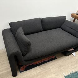 Black Boucle Couch