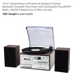 10 in 1 record player