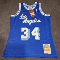Los Angeles Lakers 1996-97 Alt Shaquille O'Neal Medium Michell And Ness Jersey