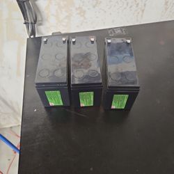 12v batteries like new $12 Each or 3 For $30