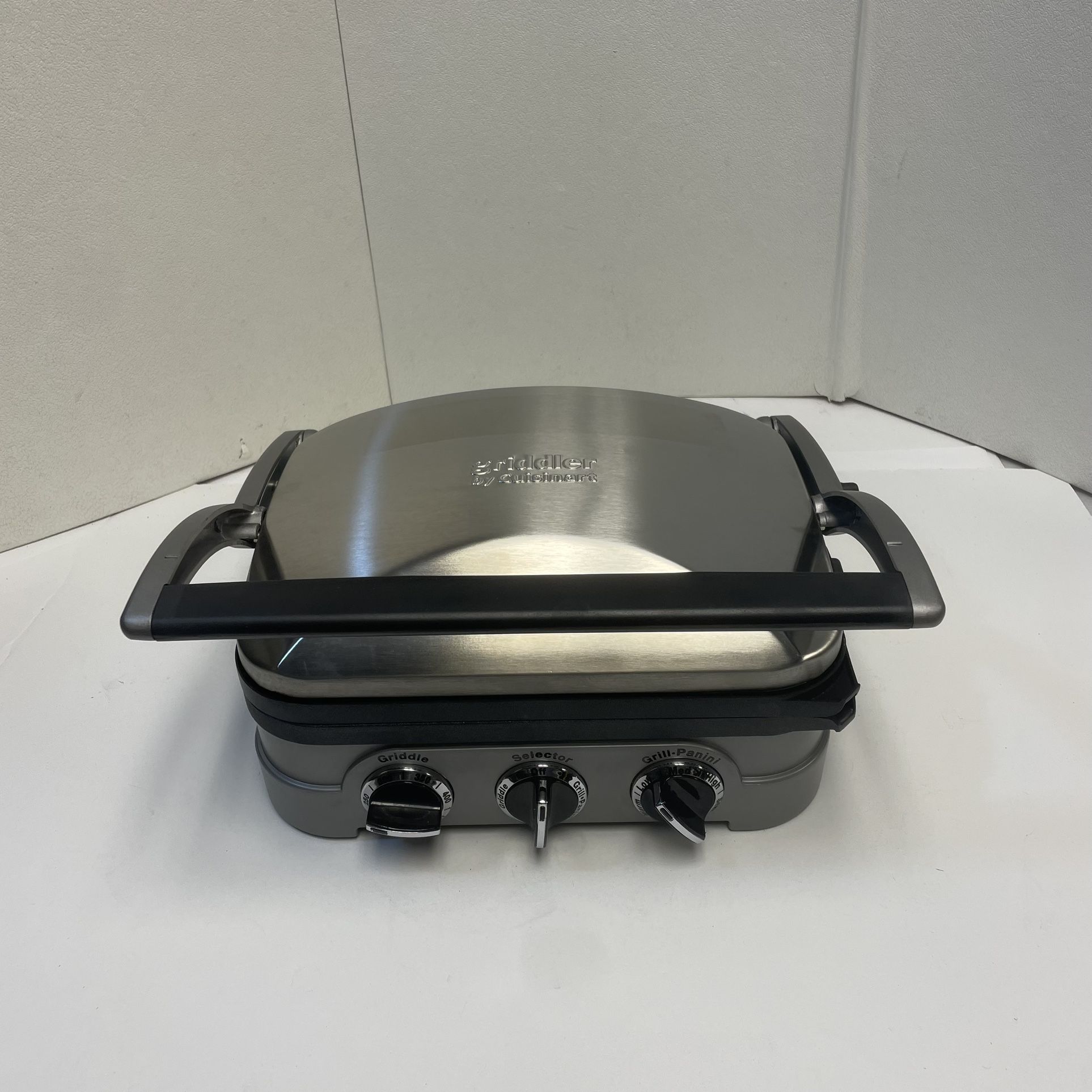 Cuisinart GR-4N Stainless Steel Griddler Panini Press Sandwich Maker 5-In-1