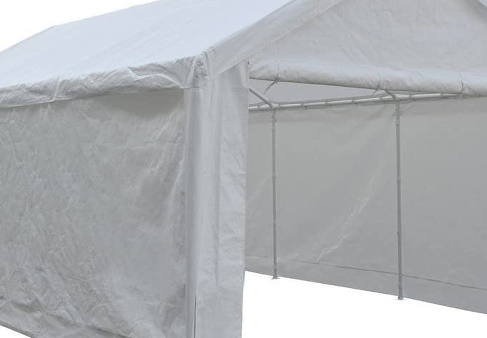 Pole & Fabric Carport Boat Canopy Shelter Tent