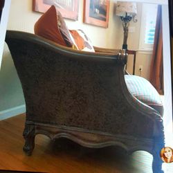 Custom Sofa And Matching Double Chair
