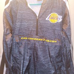 New Lakers Windbreaker Size Small 