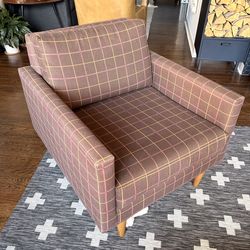 Plaid Arm Chair