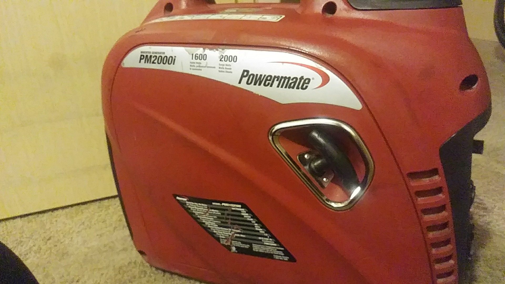 Powermate inverter generator 2000 watt