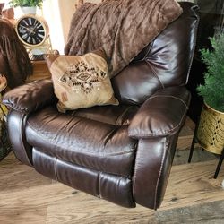 Brown Leather Recliner.EXTREMELY COMFORTABLE