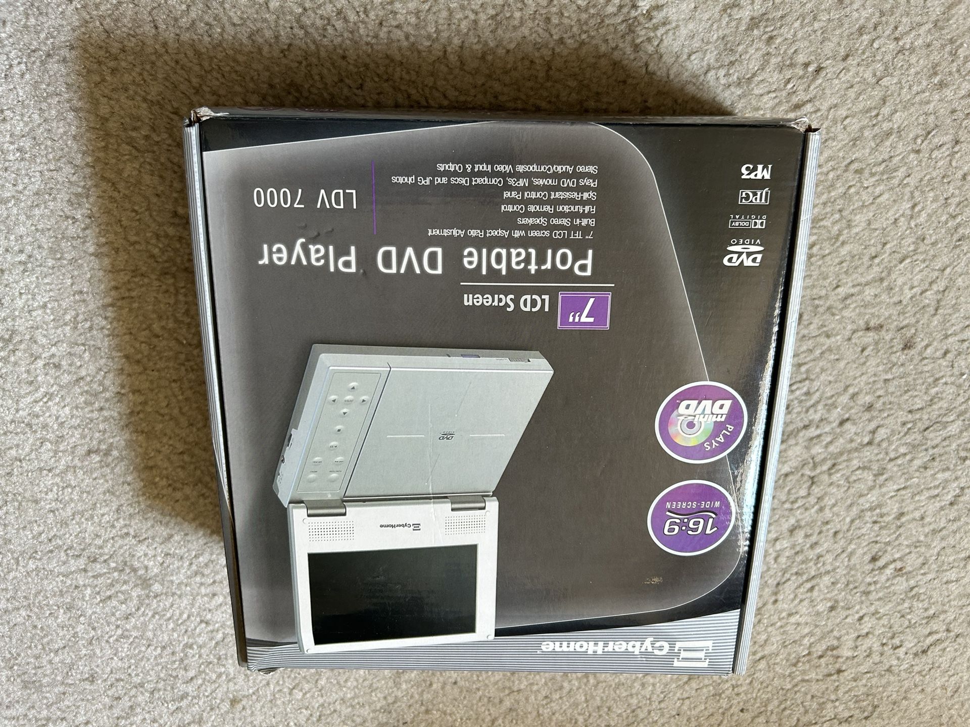 CyberHome Portable DVD Player, model LDV 7000