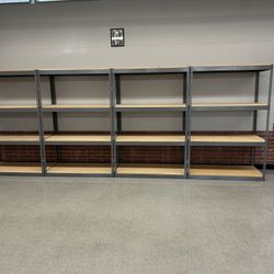 Warehouse Shelving 48 in W x 24 in D Boltless Industrial Racks Great for Commercial Garage Shed And Storage Delivery Available