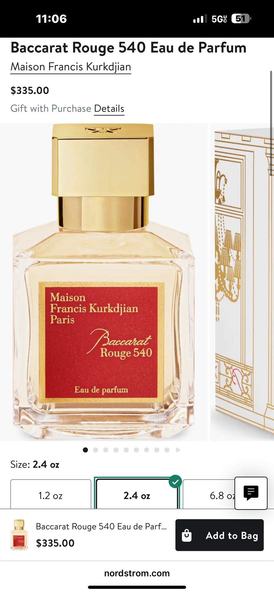 Baccarat 540 Rouge