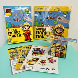 Super Mario Maker Book Bundle for Wii U + 30th Anniversary Pin Set + Target Exclusive Promotional Rubiks Cube & more!