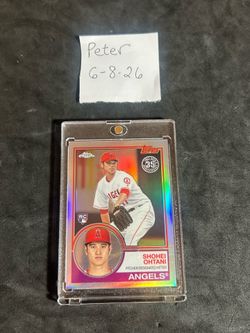 2018 Topps chrome Ohtani rookie 1983