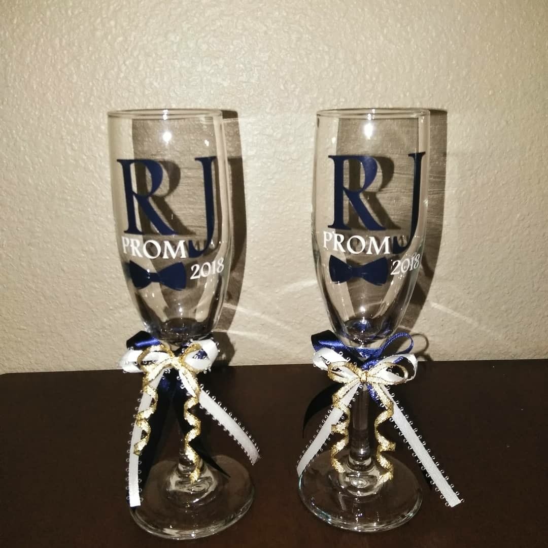 Glass ware, labels, thank you labels