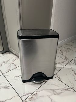 Simple Human Stainless Steel trash can